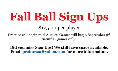 2023 Fall Ball 